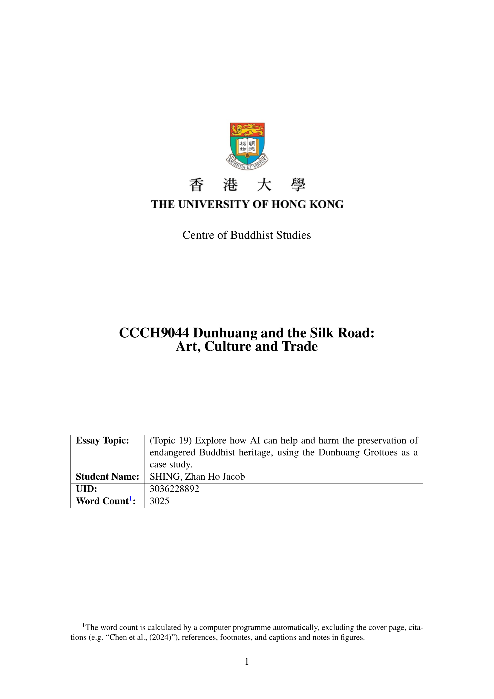 Page 1 of CCCH9044-Individual-Essay