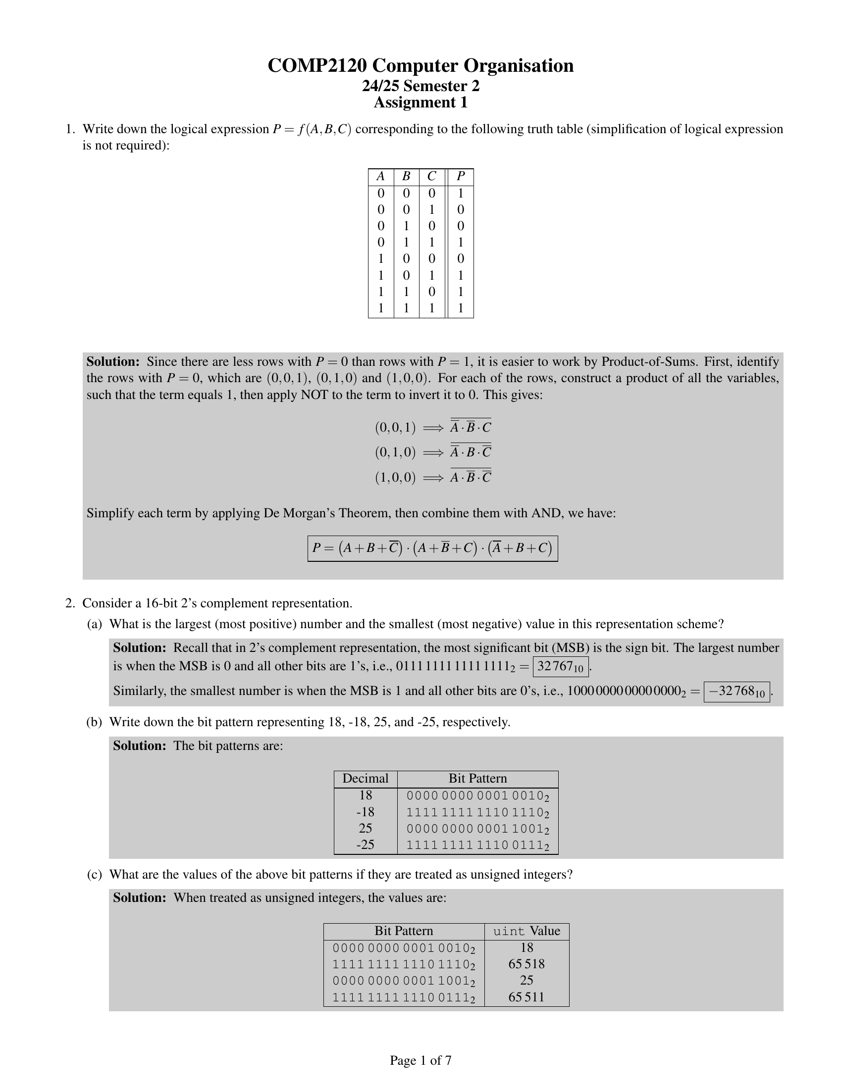 Page 1 of COMP2120-Assignment1