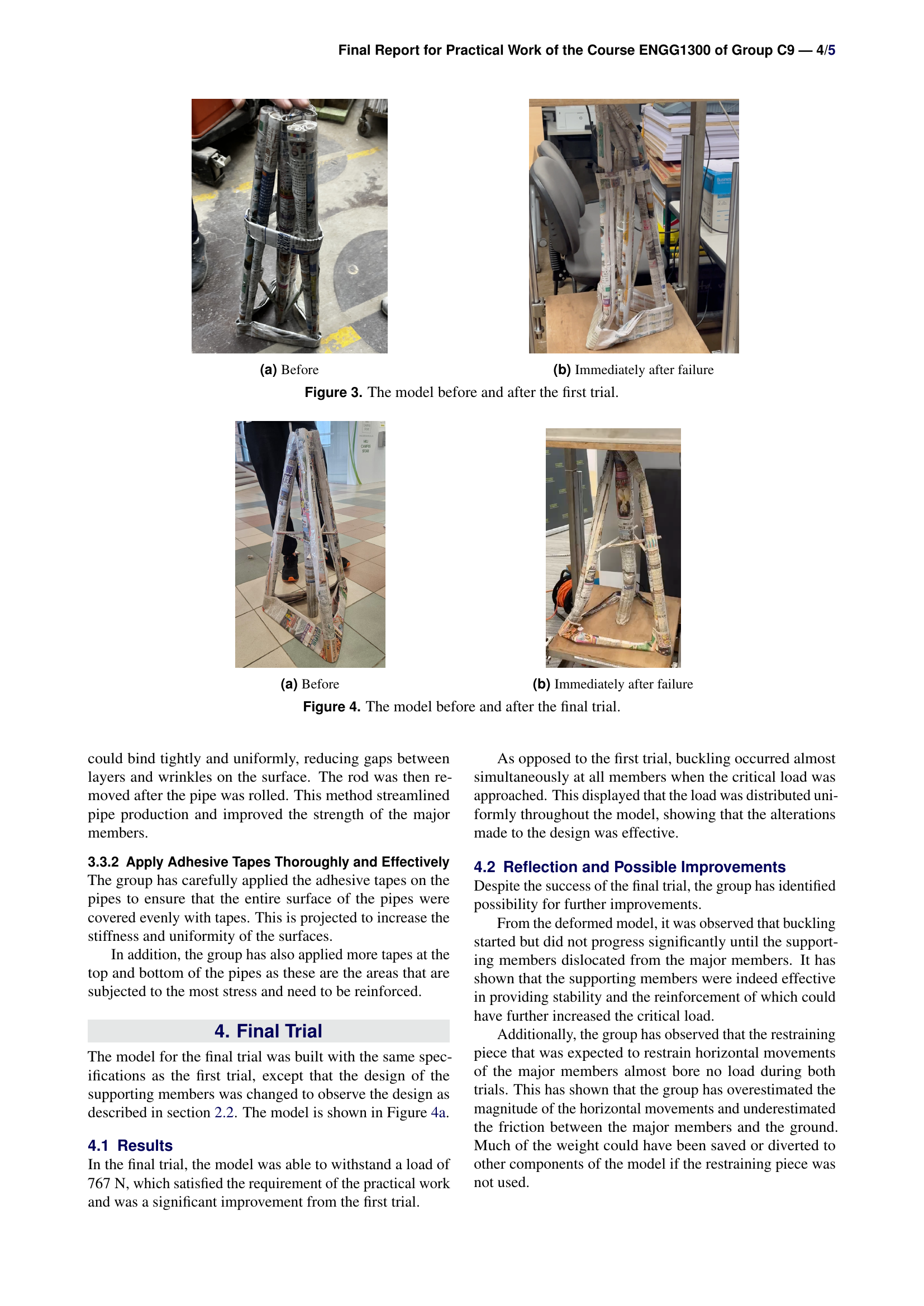Page 4 of ENGG1300-Practical-Work-Report