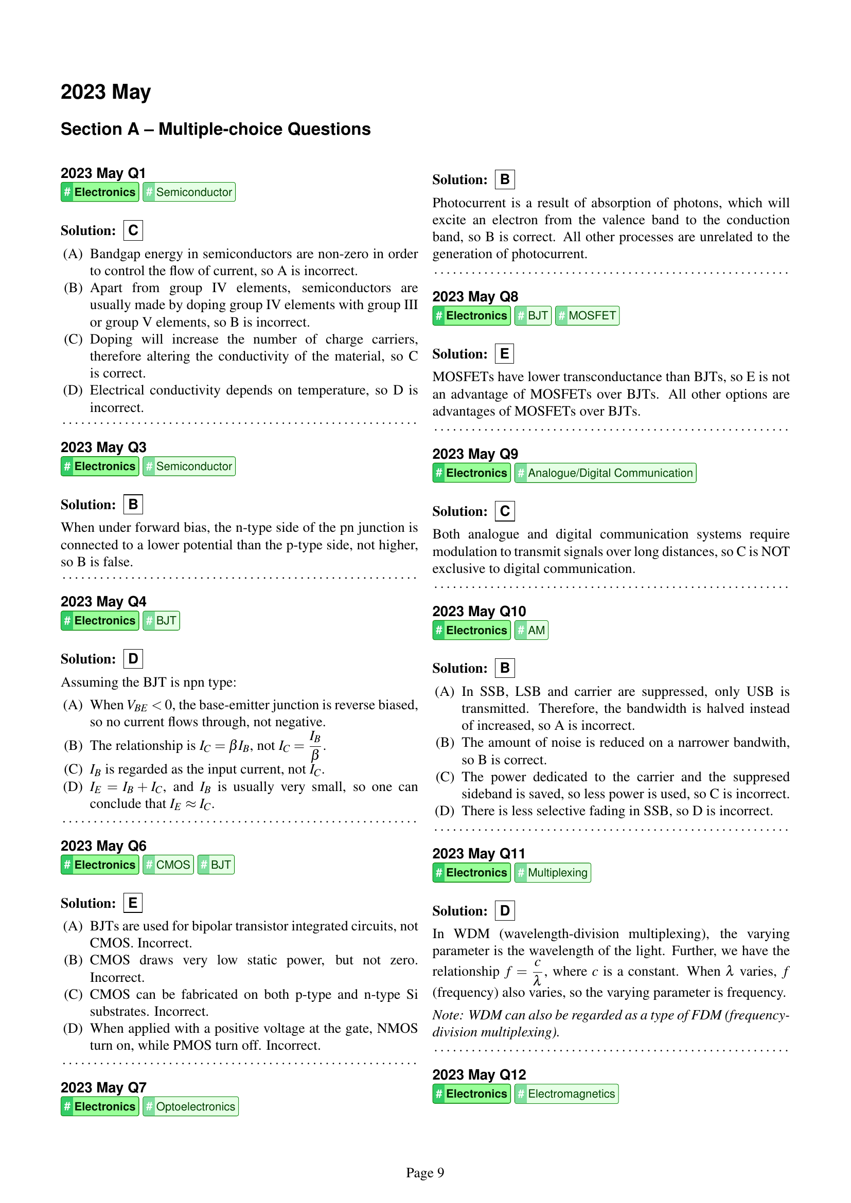 Page 9 of ENGG1310-Past-Paper-Solutions