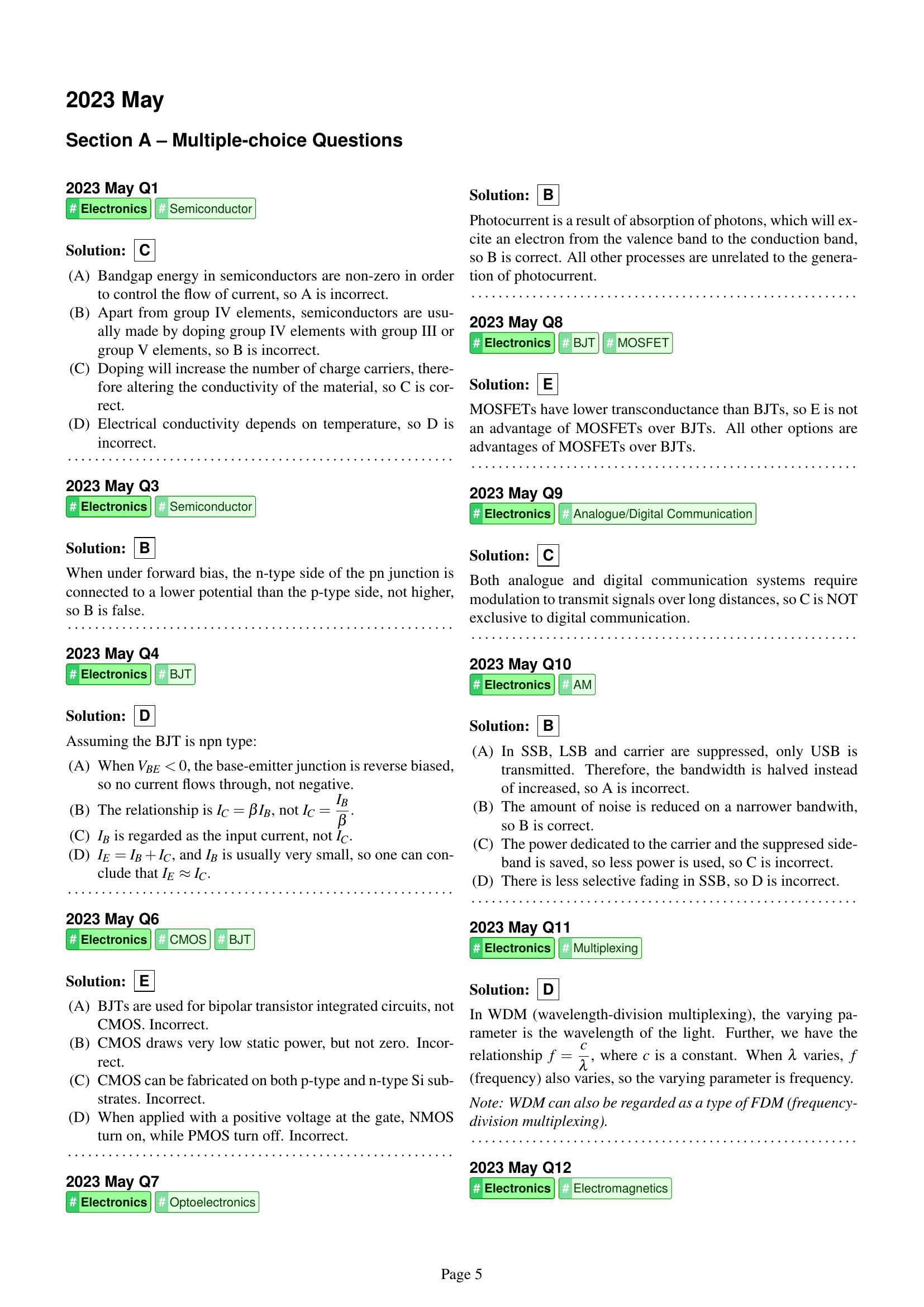 Page 5 of ENGG1310-Past-Paper-Solutions