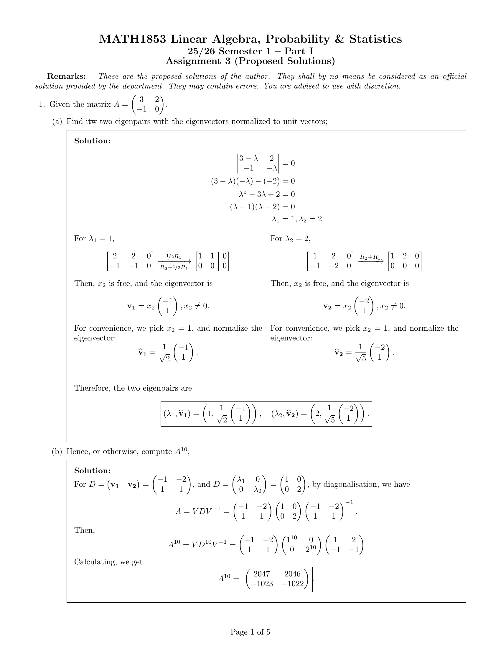 Page 1 of MATH1853-Assignment-I.3